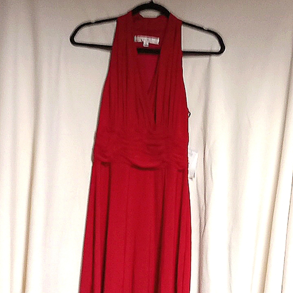 Red Evan Picone women's cocktail dress